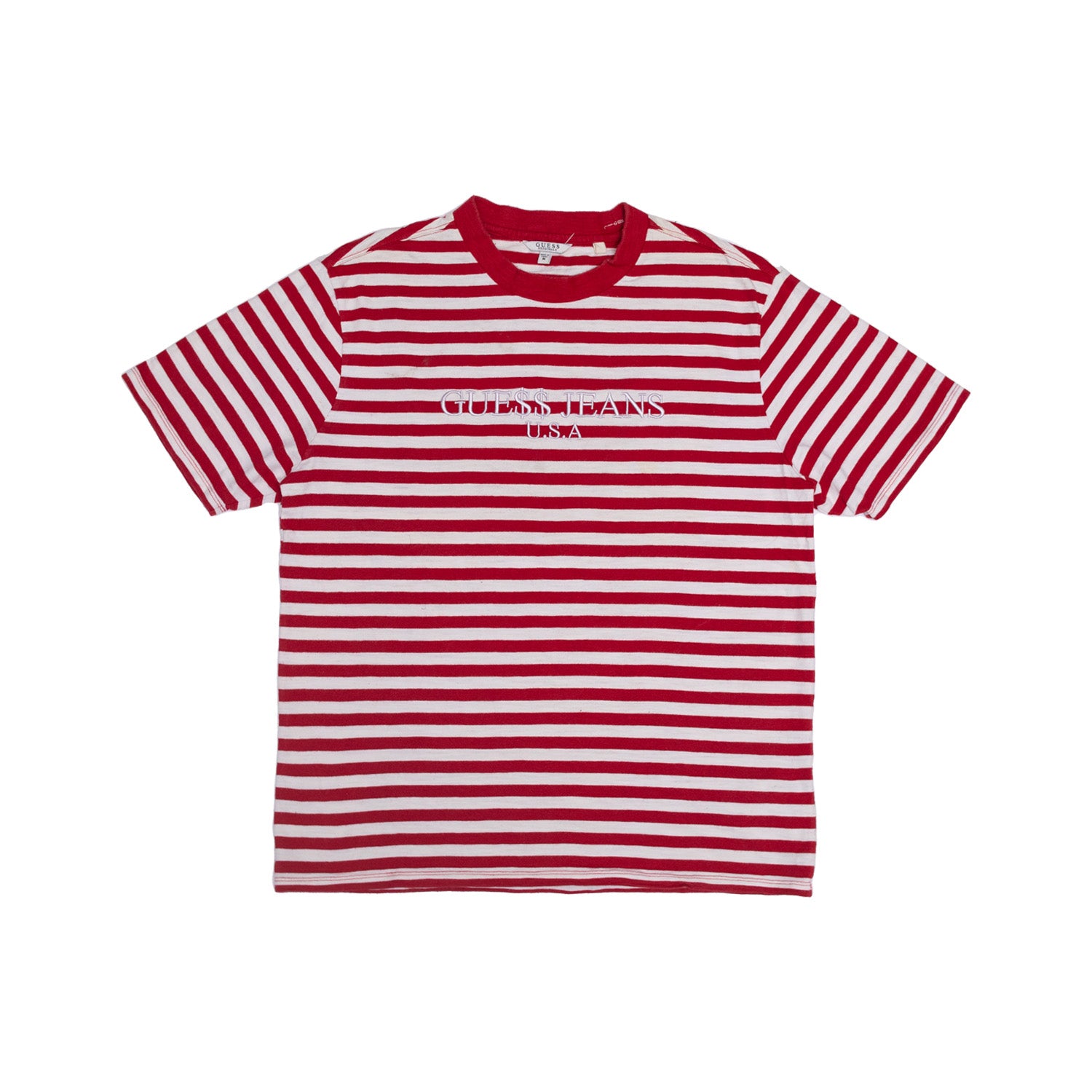 A$AP Rocky x Guess Collab T-Shirt - Red/White – bajj® Studio